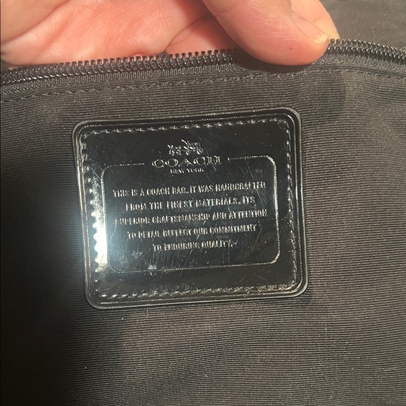 Coach Black Quilted Tote Bag - Picture 4 of 4